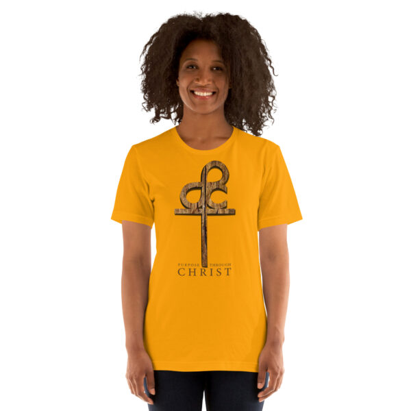 Men’s Purpose Through Christ T-shirt & Outside Logo Tag - Image 183