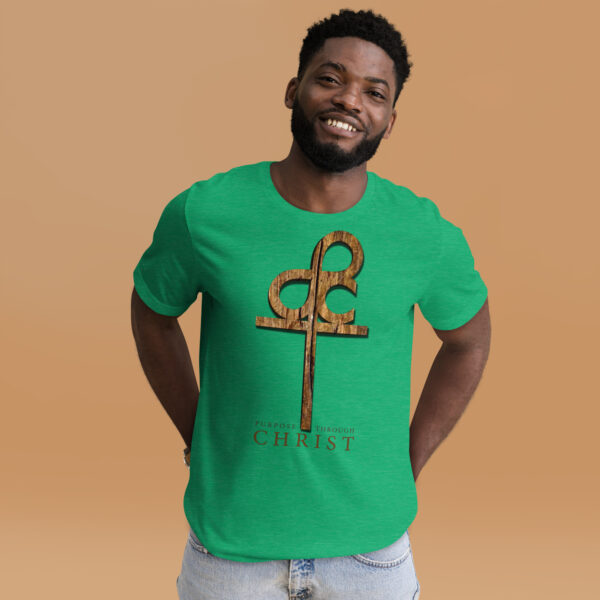 Men’s Purpose Through Christ T-shirt & Outside Logo Tag - Image 60