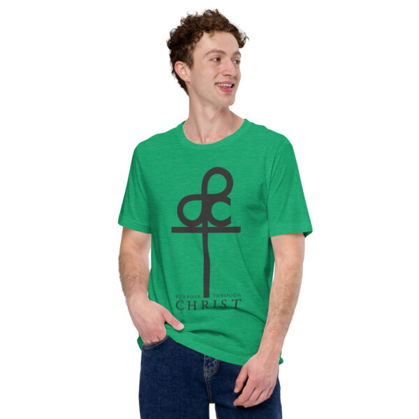 Men's Purpose Through Christ T-shirt & Outside Logo Tag - Image 123