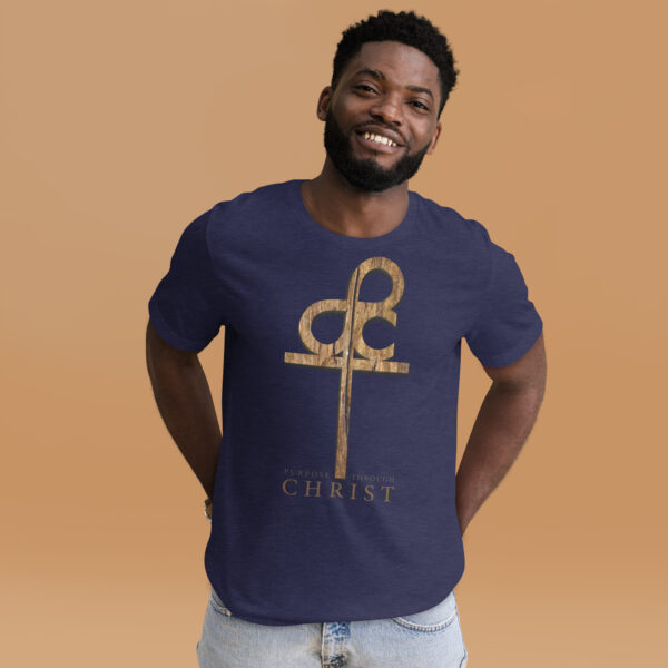 Men’s Purpose Through Christ T-shirt & Outside Logo Tag - Image 27