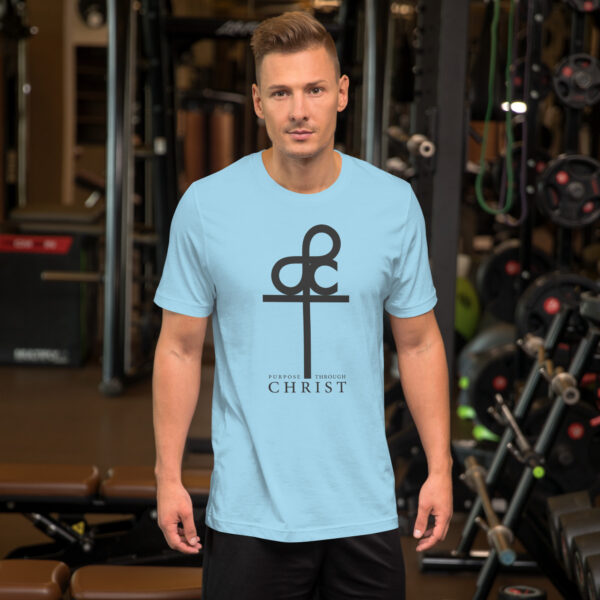 Men's Purpose Through Christ T-shirt & Outside Logo Tag - Image 158