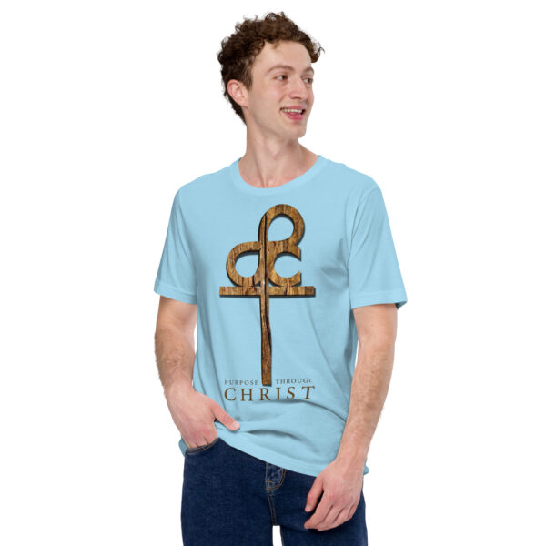 Men’s Purpose Through Christ T-shirt & Outside Logo Tag - Image 102