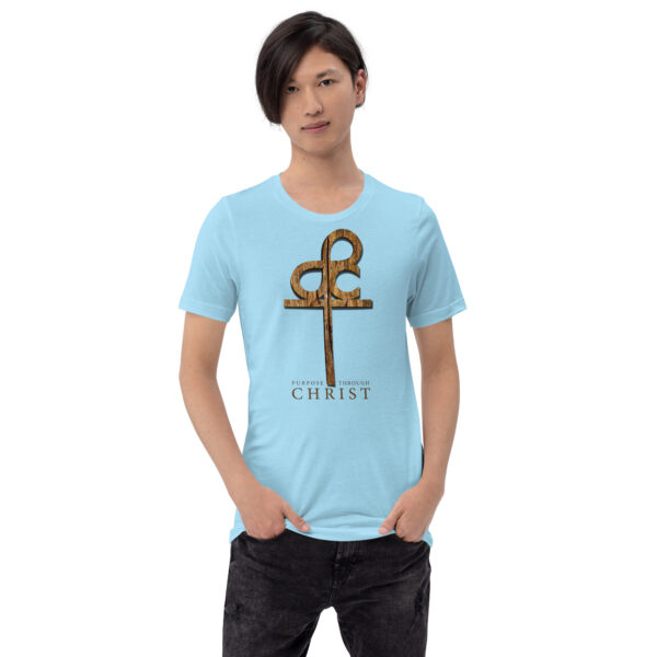 Men’s Purpose Through Christ T-shirt & Outside Logo Tag - Image 104