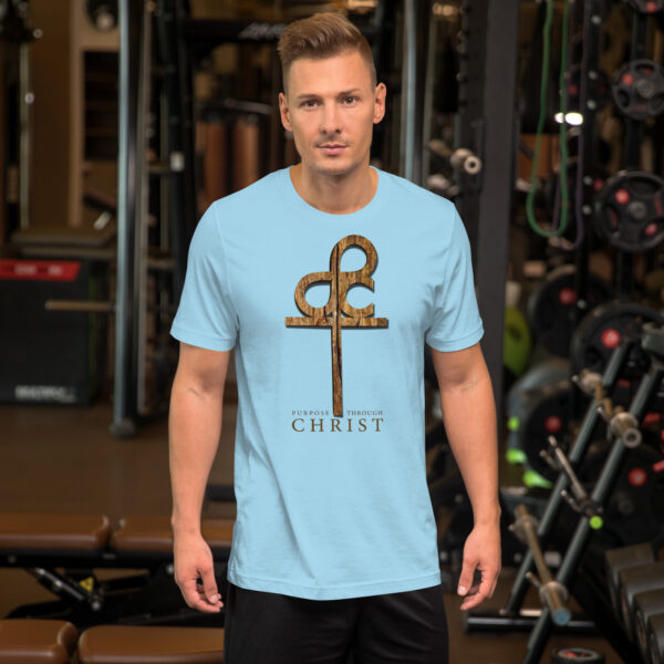 Men’s Purpose Through Christ T-shirt & Outside Logo Tag - Image 105