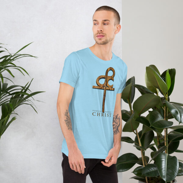 Men’s Purpose Through Christ T-shirt & Outside Logo Tag - Image 96