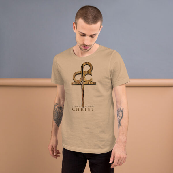 Men’s Purpose Through Christ T-shirt & Outside Logo Tag - Image 93