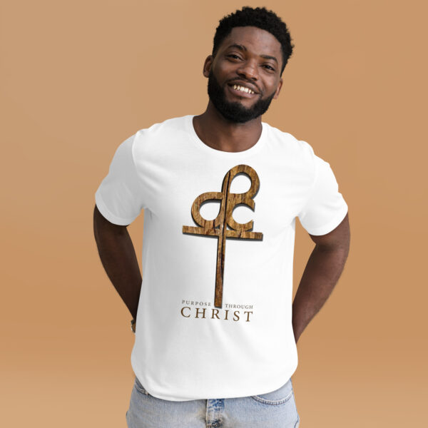 Men’s Purpose Through Christ T-shirt & Outside Logo Tag - Image 127