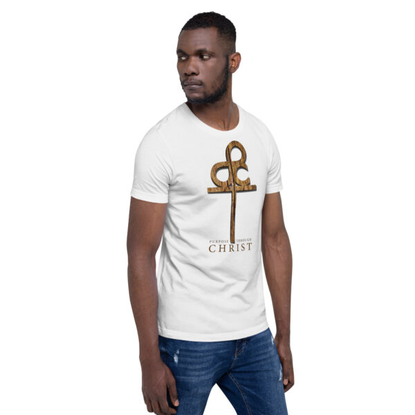 Men’s Purpose Through Christ T-shirt & Outside Logo Tag - Image 121