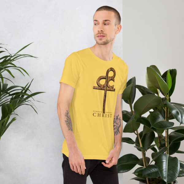 Men’s Purpose Through Christ T-shirt & Outside Logo Tag - Image 106
