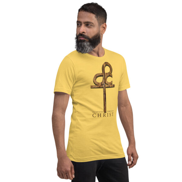 Men’s Purpose Through Christ T-shirt & Outside Logo Tag - Image 109